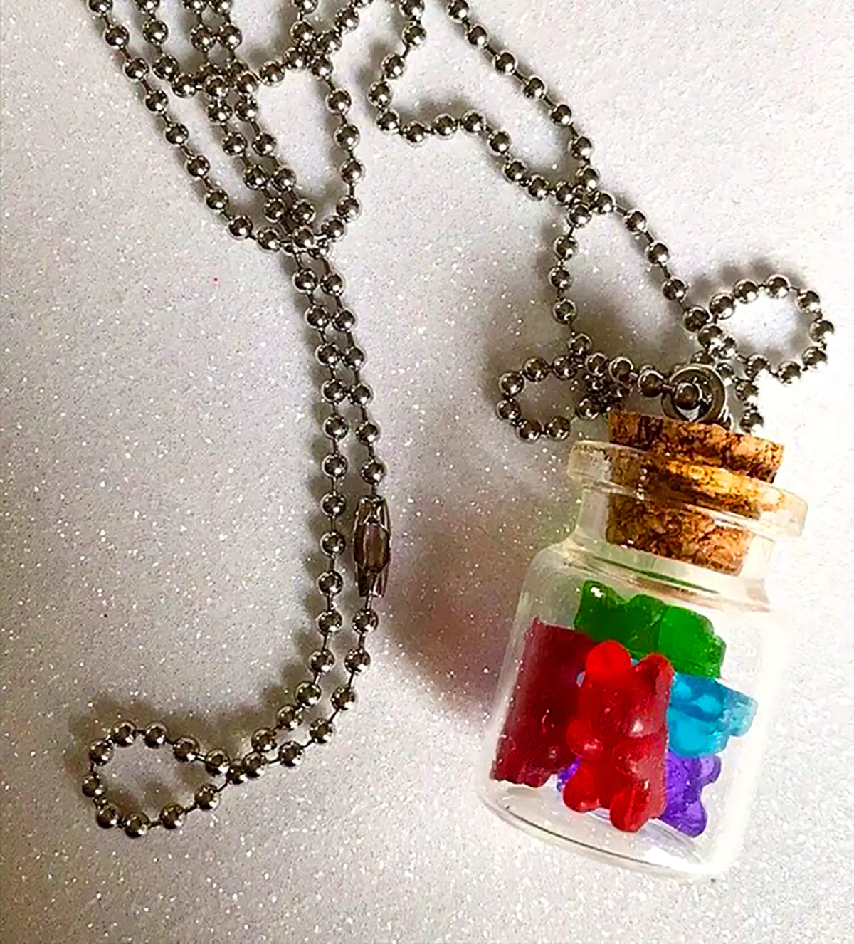 جاکلیدی بطری رنگین کمان