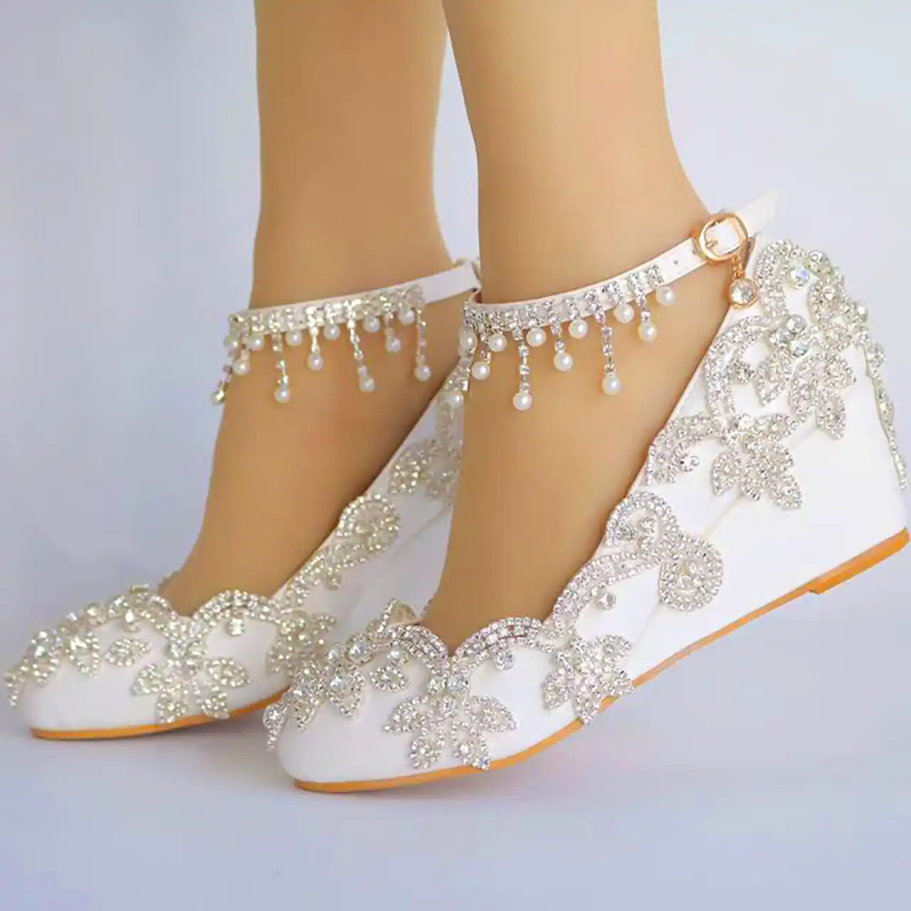 کفش پاشنه بلند عروس 