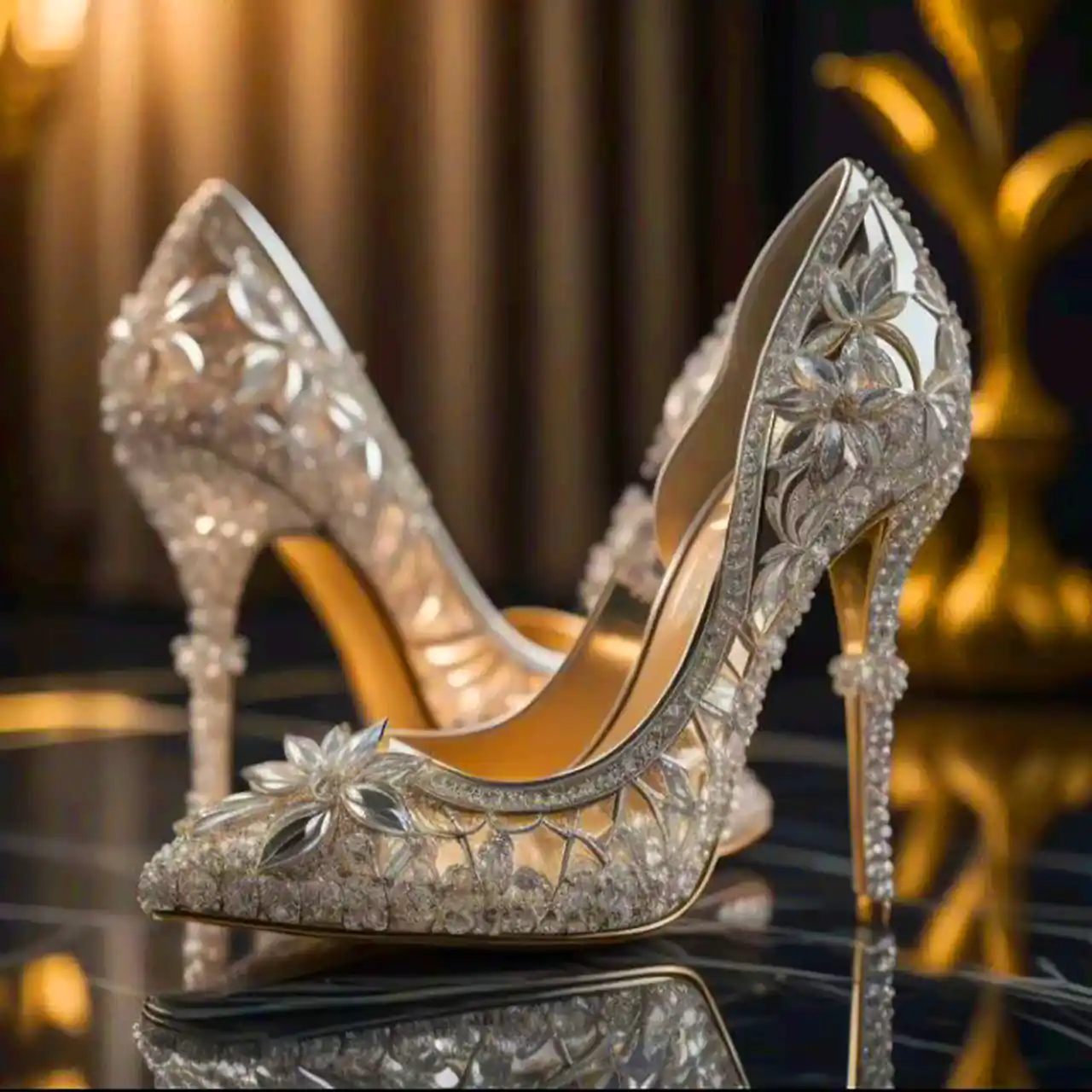 کفش پاشنه بلند عروس 