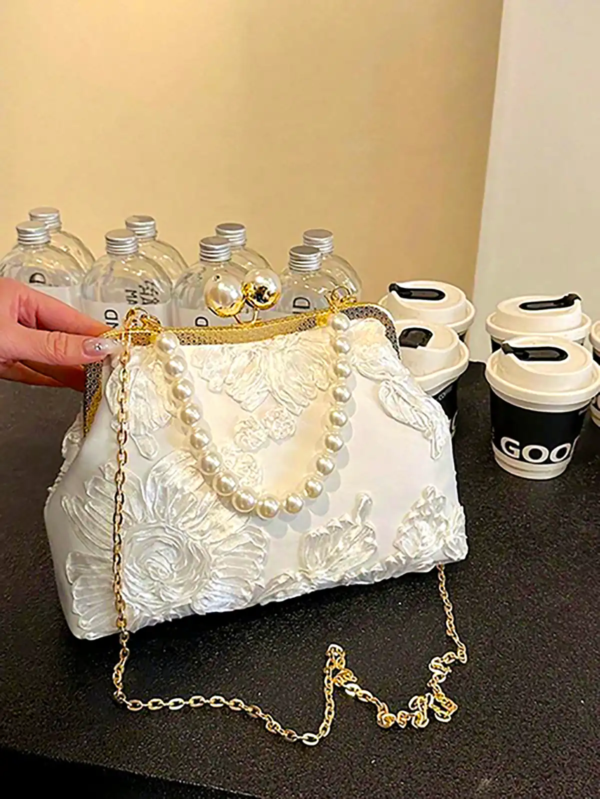 کیف مجلسی گل برجسته