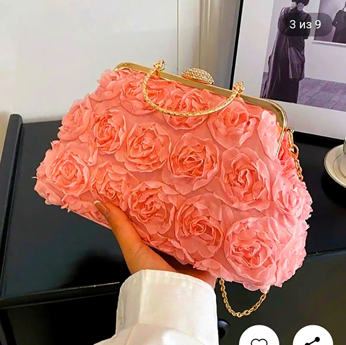 کیف مجلسی گل برجسته