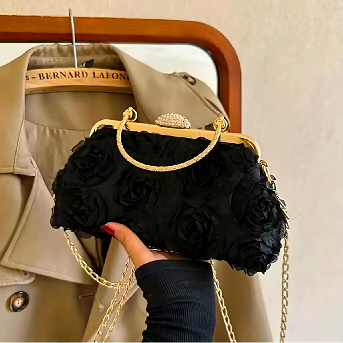 کیف مجلسی گل برجسته