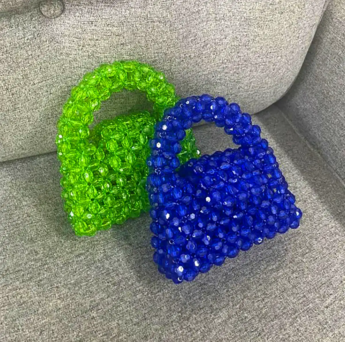 کیف فانتزی دست دوز مهره ای