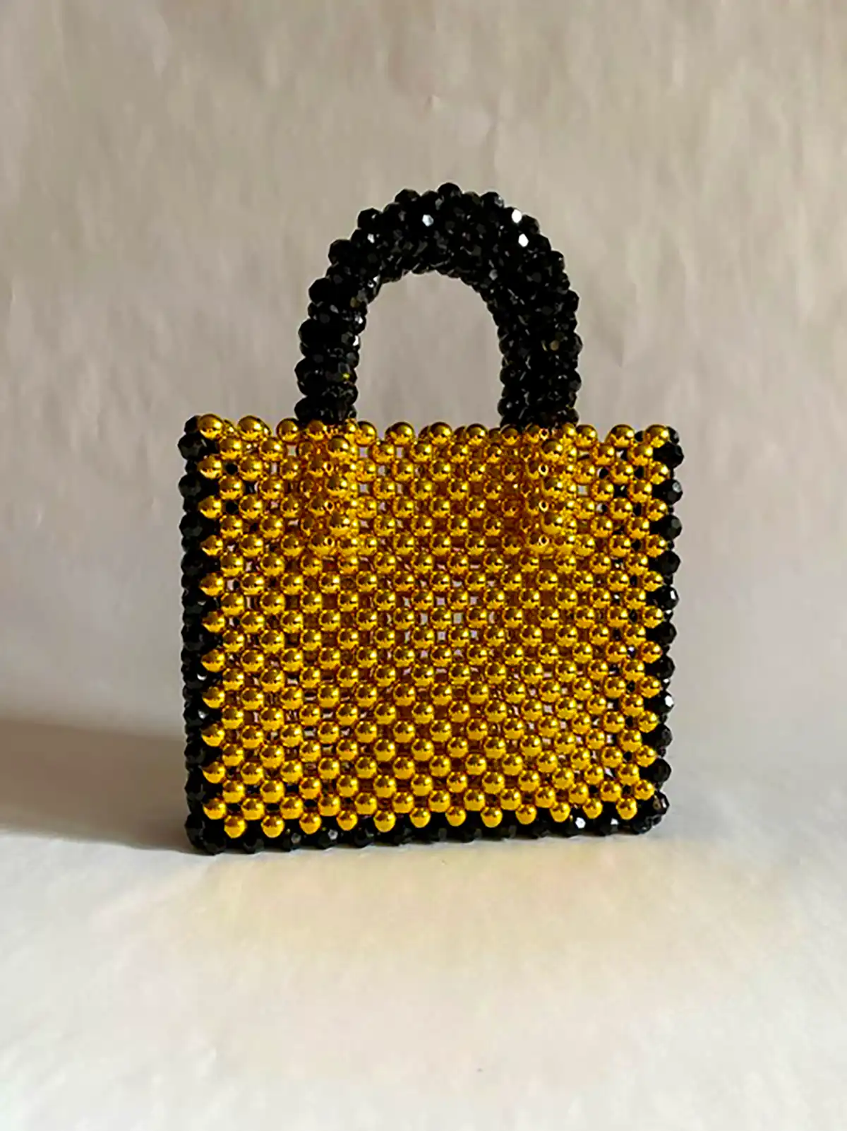 کیف فانتزی دست دوز مهره ای