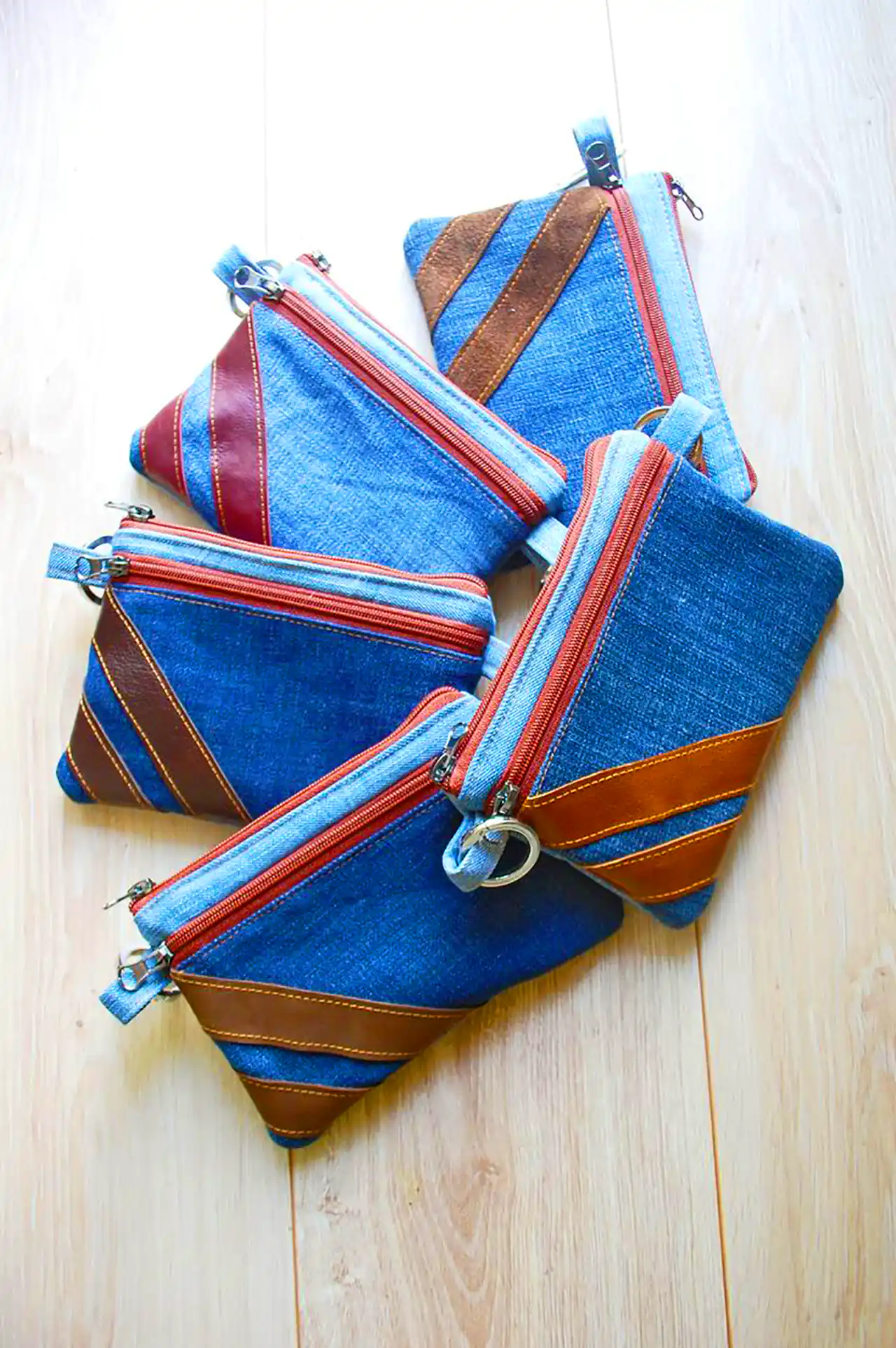 کیف جین ساده و شیک 