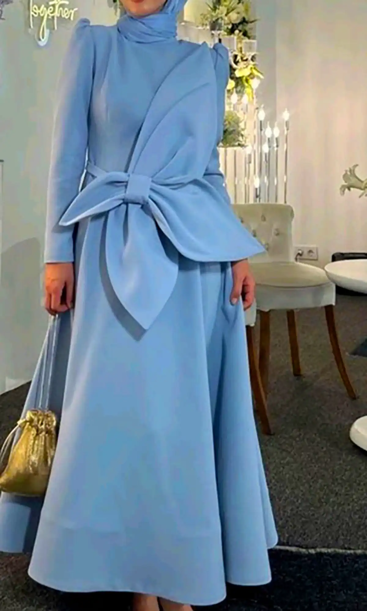 لباس مجلسی حجاب دار شیک