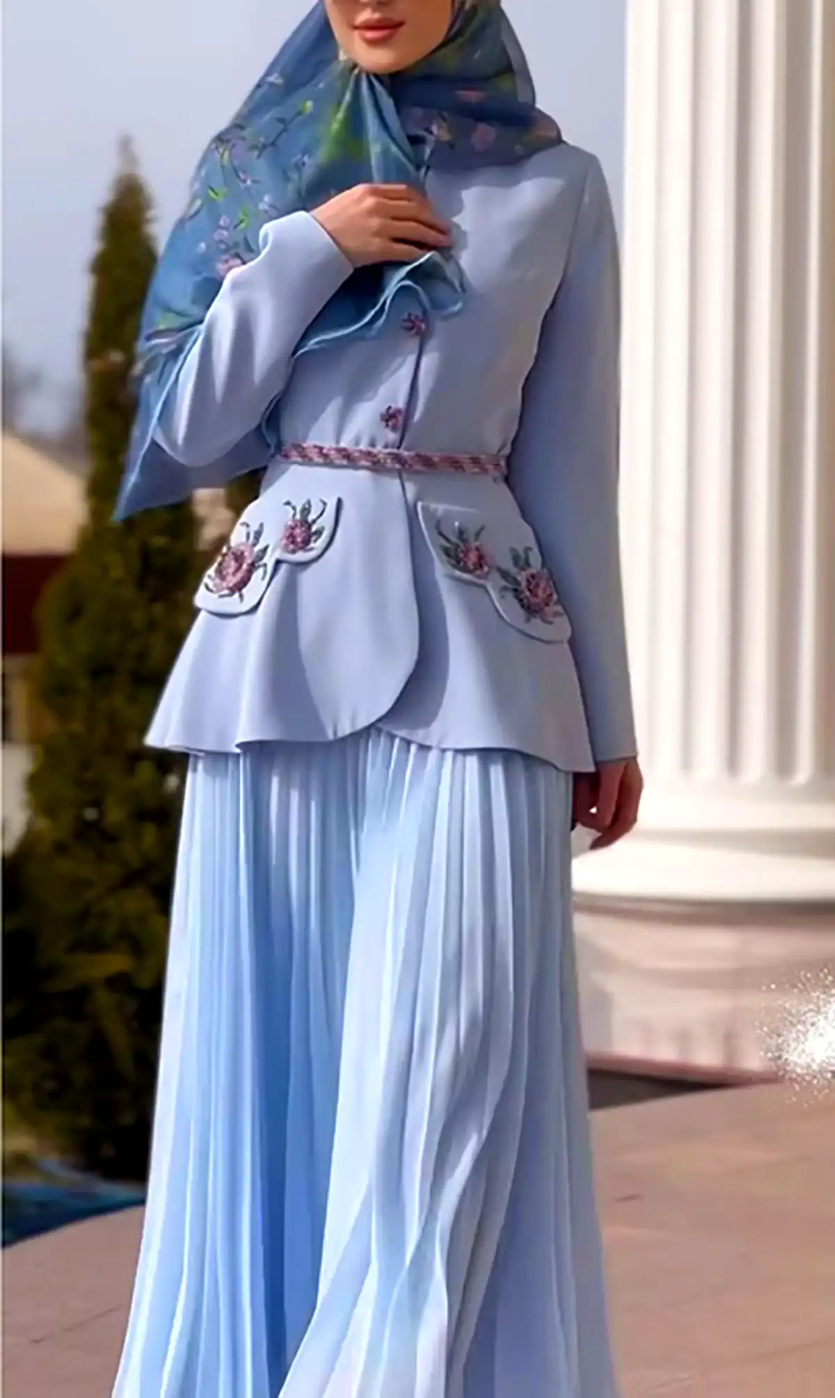 لباس مجلسی حجاب دار شیک