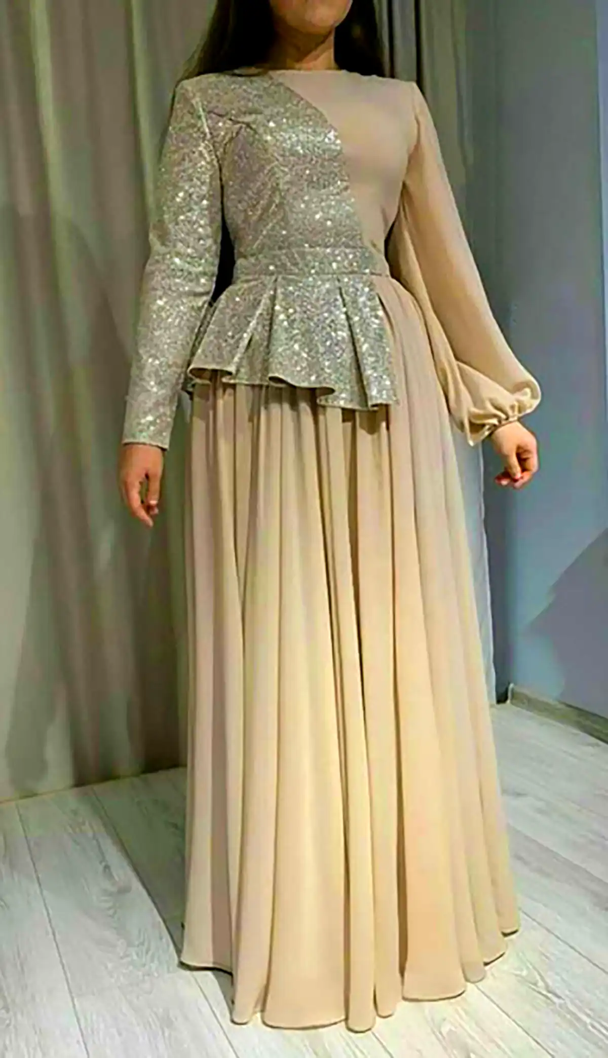 لباس مجلسی حجاب دار شیک
