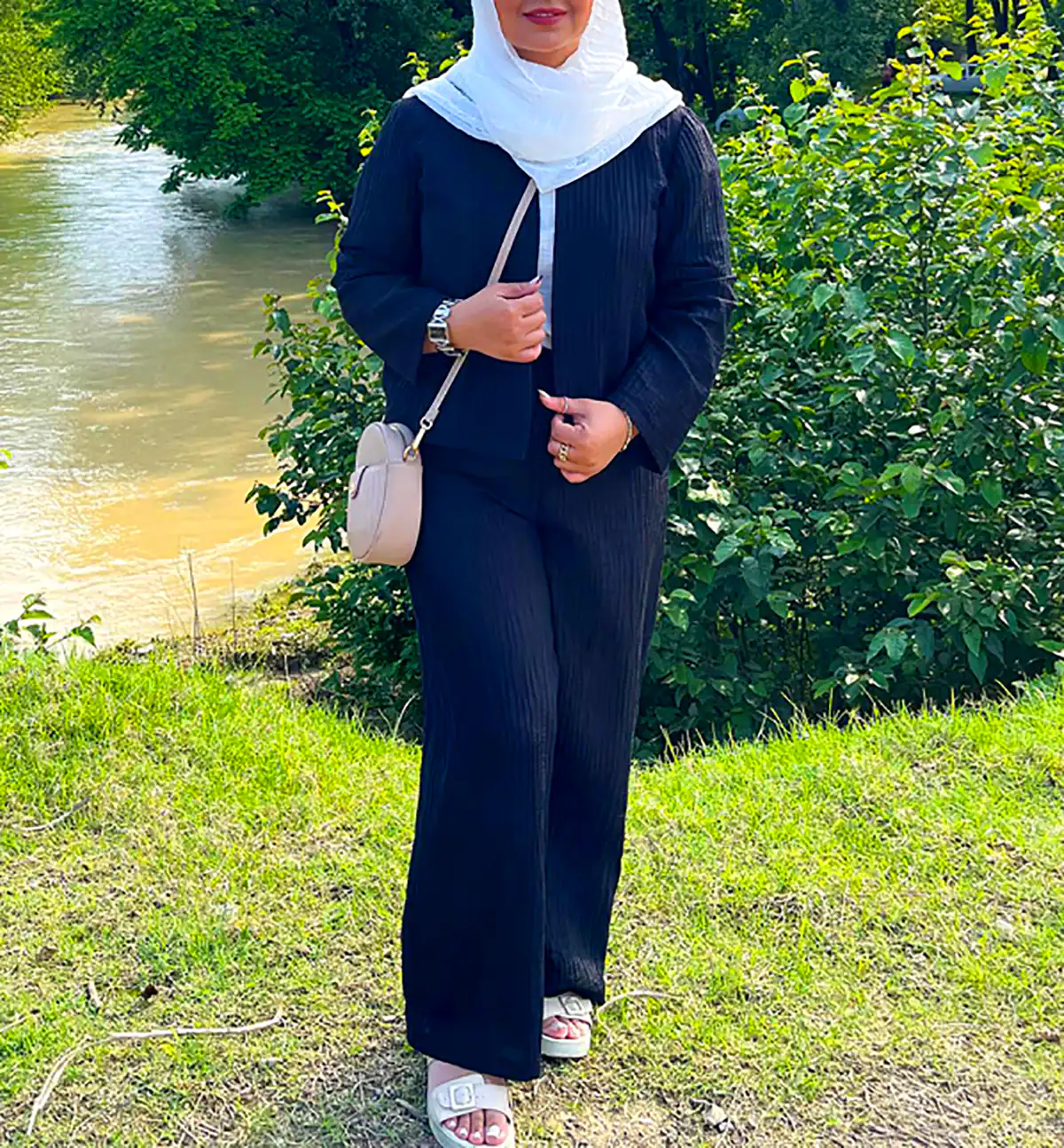 مانتو خوش دوخت مزونی نخی