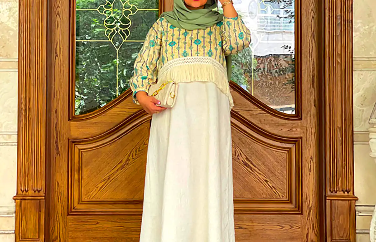 مانتو خوش دوخت مزونی نخی