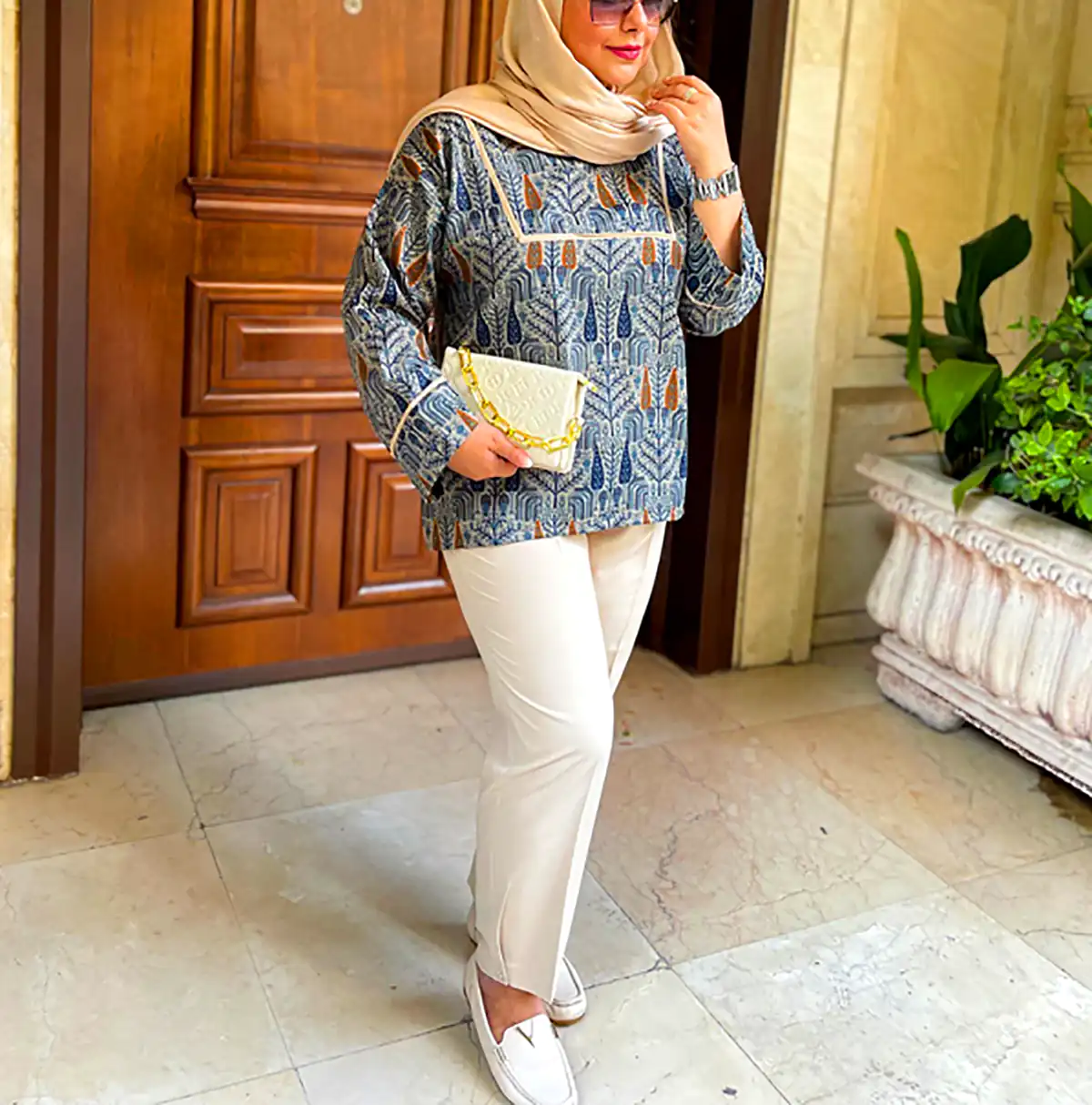 مانتو خوش دوخت مزونی نخی