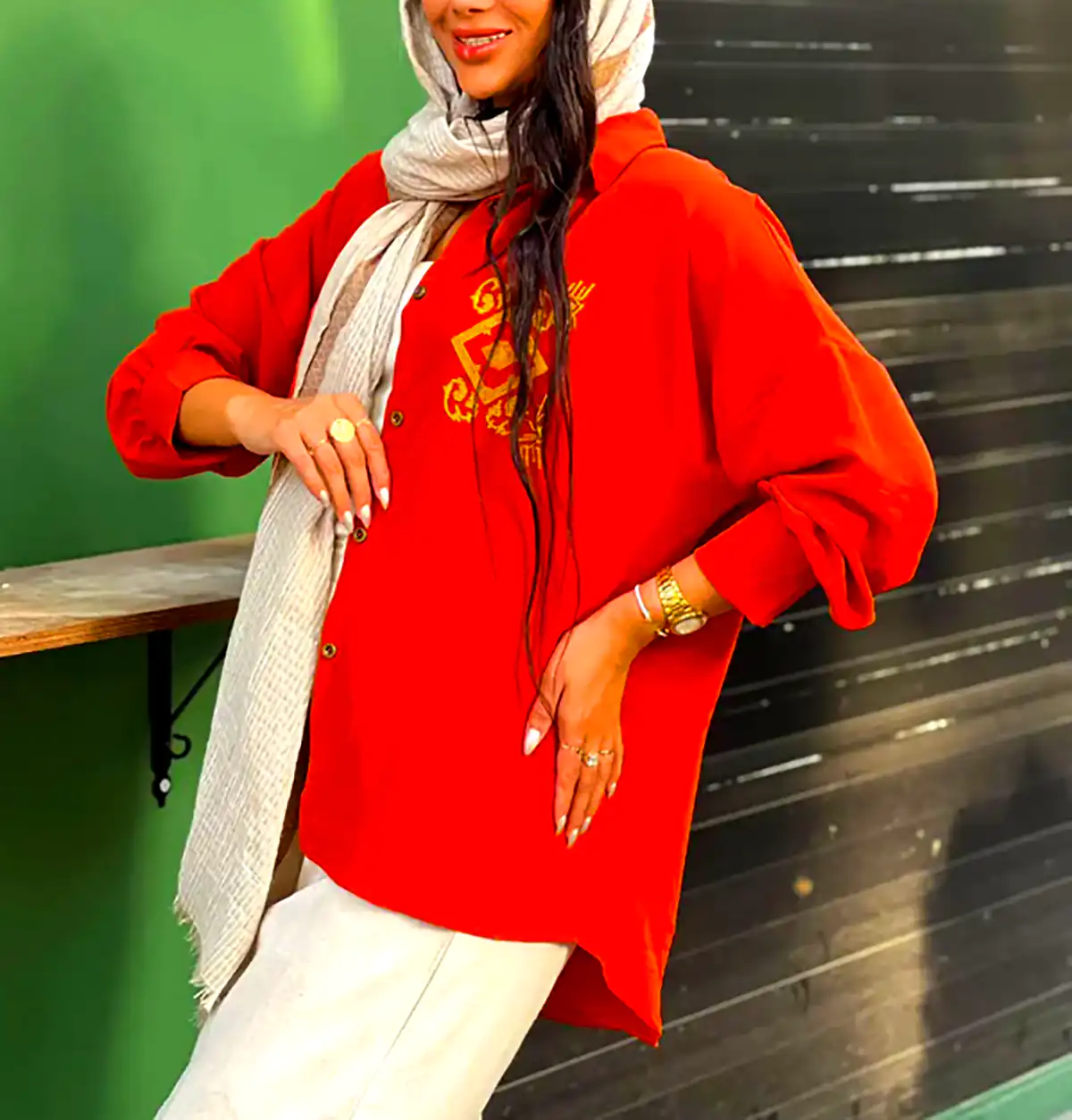 مانتو خوش فرم تابستانی