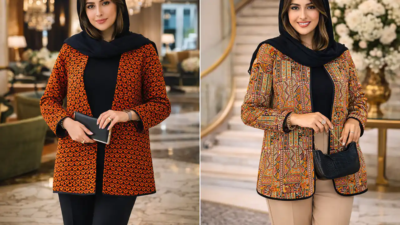 مانتو خوش فرم دلبرانه زنانه