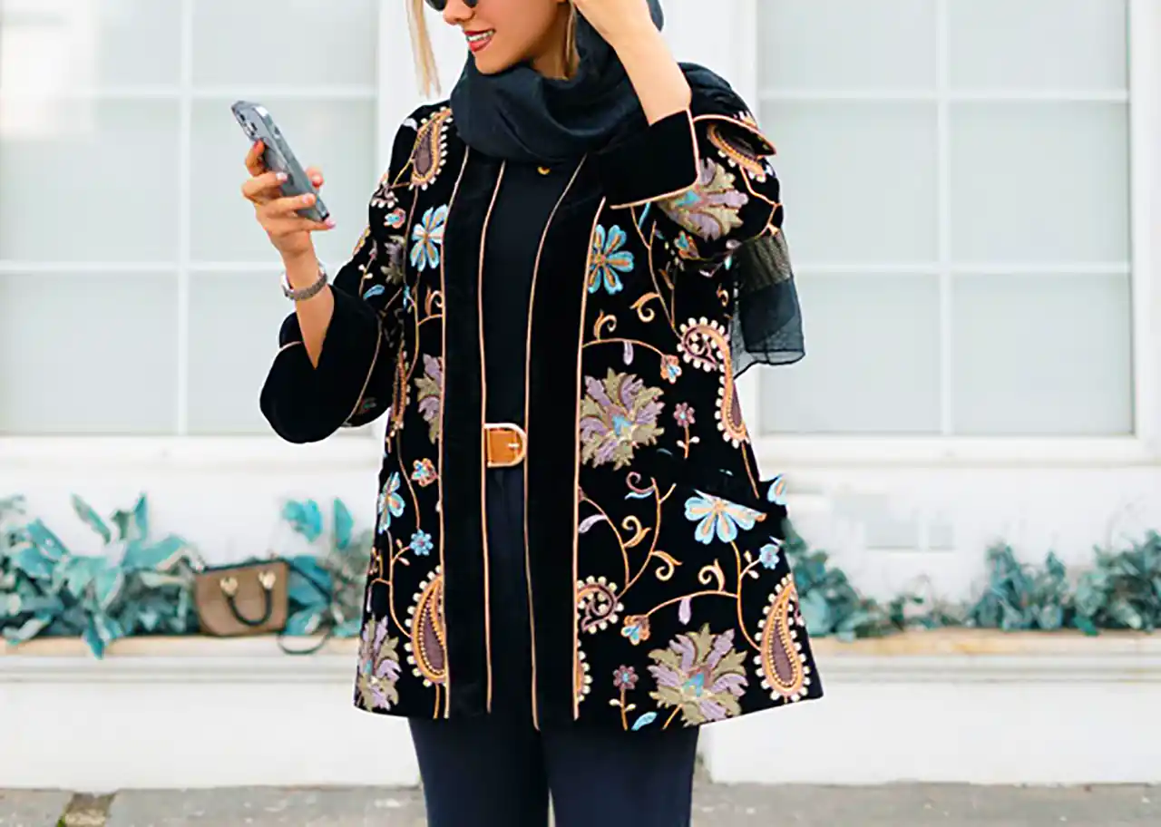 مانتو خوش فرم دلبرانه زنانه