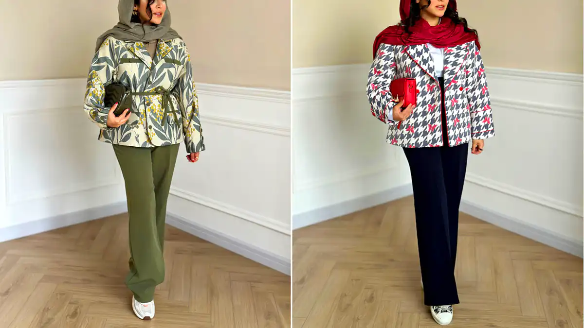 مانتو مینیمال تک رنگ با استایل ساده