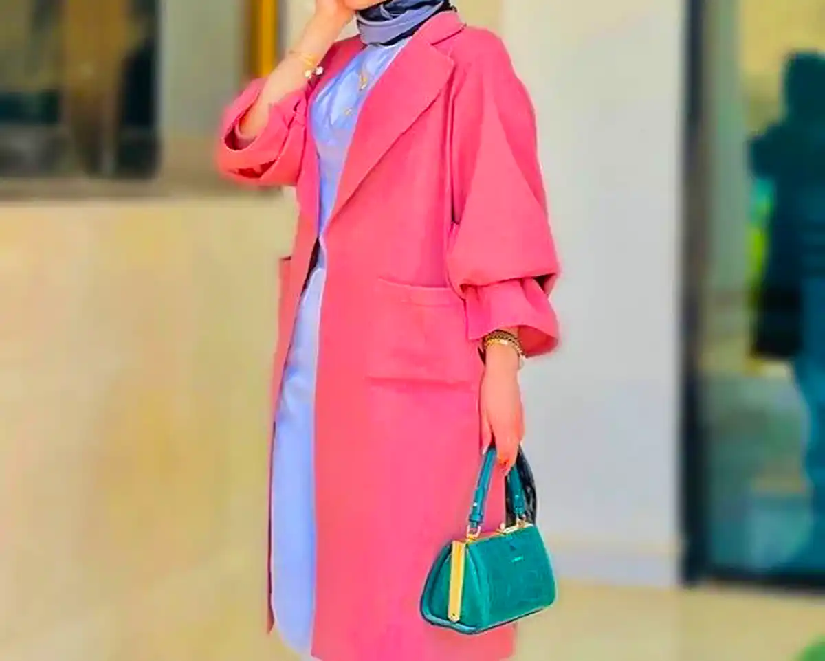 مانتو پارچه ای درجه یک با دوخت تمیز