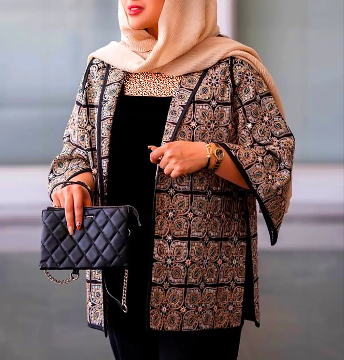 مانتو با پارچه سبک تابستانی