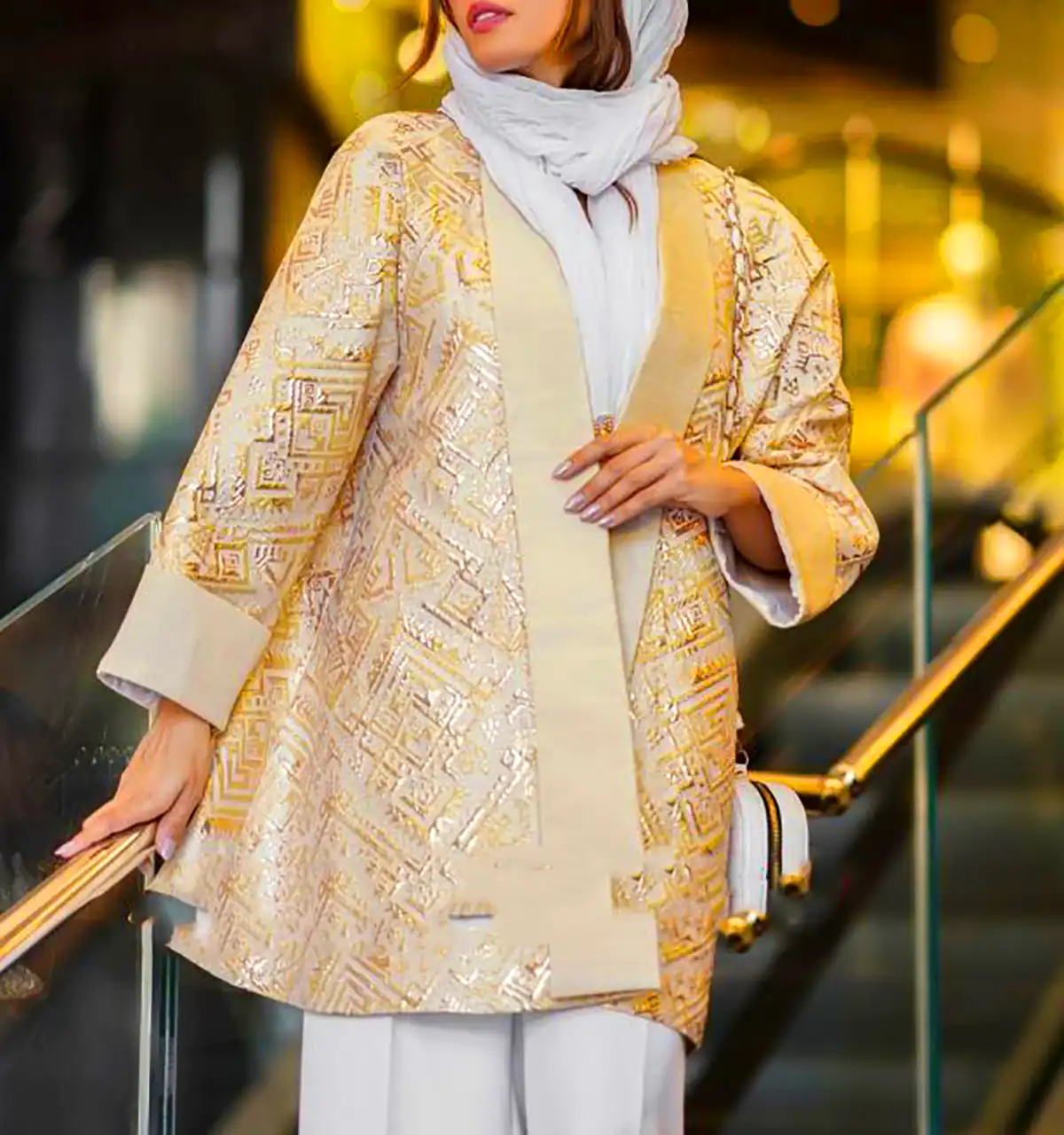 مانتو با پارچه سبک تابستانی