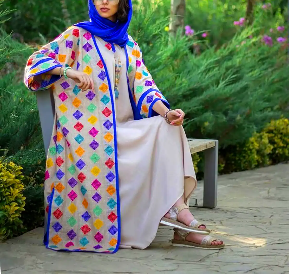 مانتو با پارچه سبک تابستانی