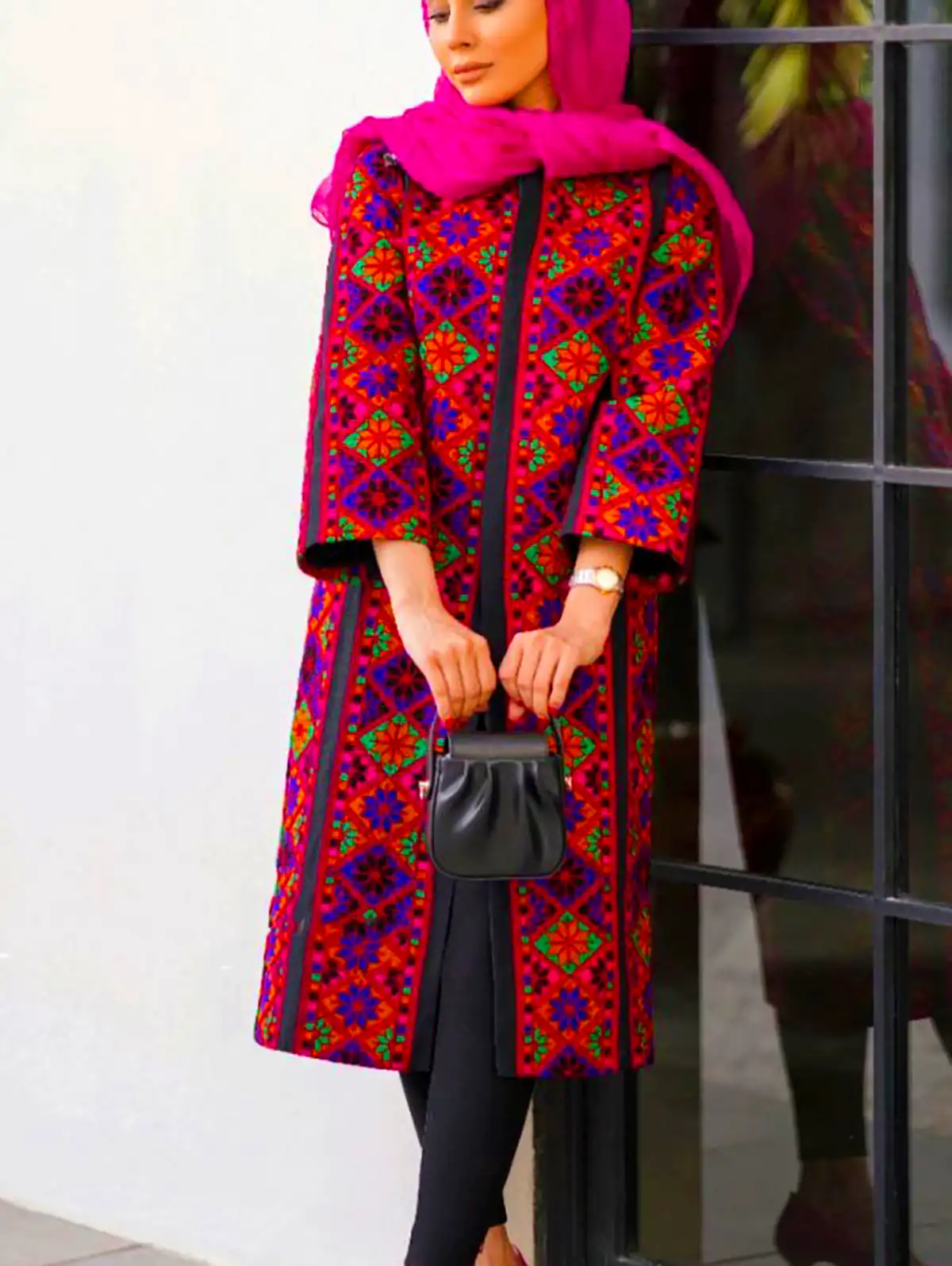 مانتو با پارچه سبک تابستانی