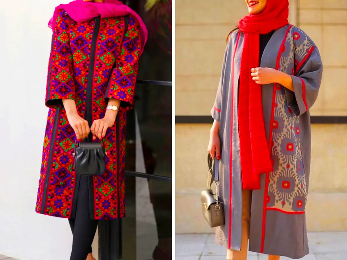 مانتو با پارچه سبک تابستانی