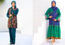 مانتو پوشیده لاکچری