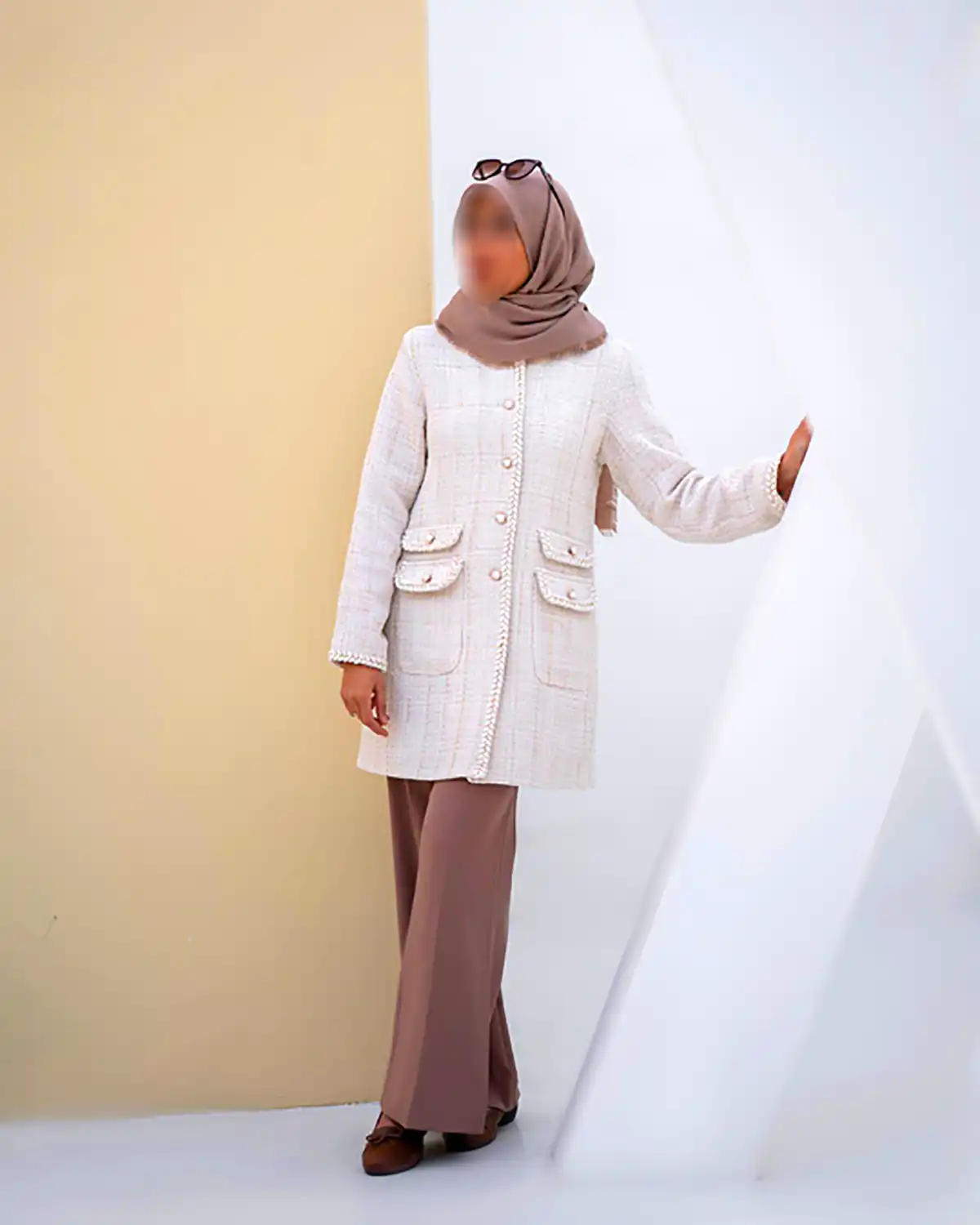 مانتو پوشیده لاکچری