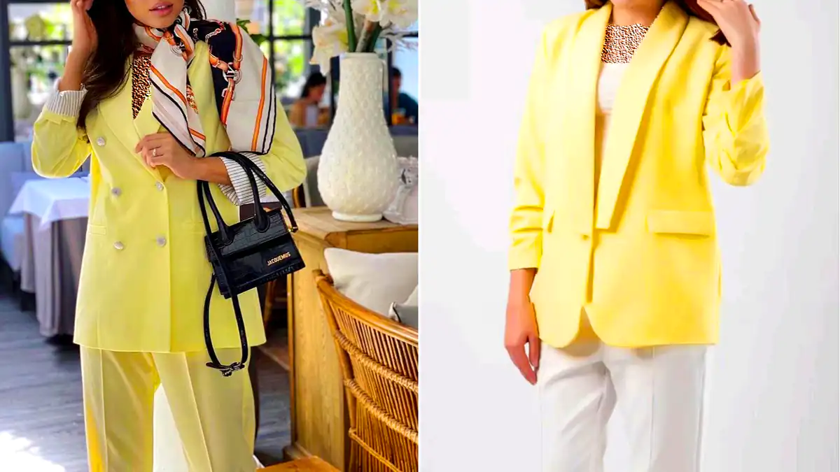 مانتو ترند ۲۰۲۵ زرد کره ای