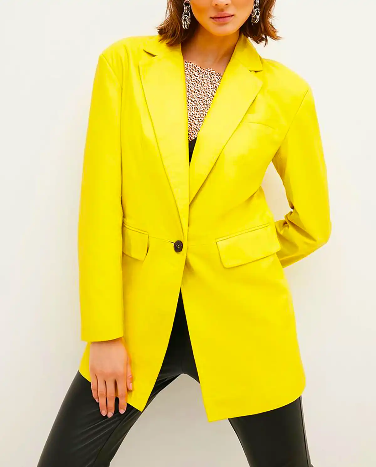 مانتو ترند 2025 زرد کره ای