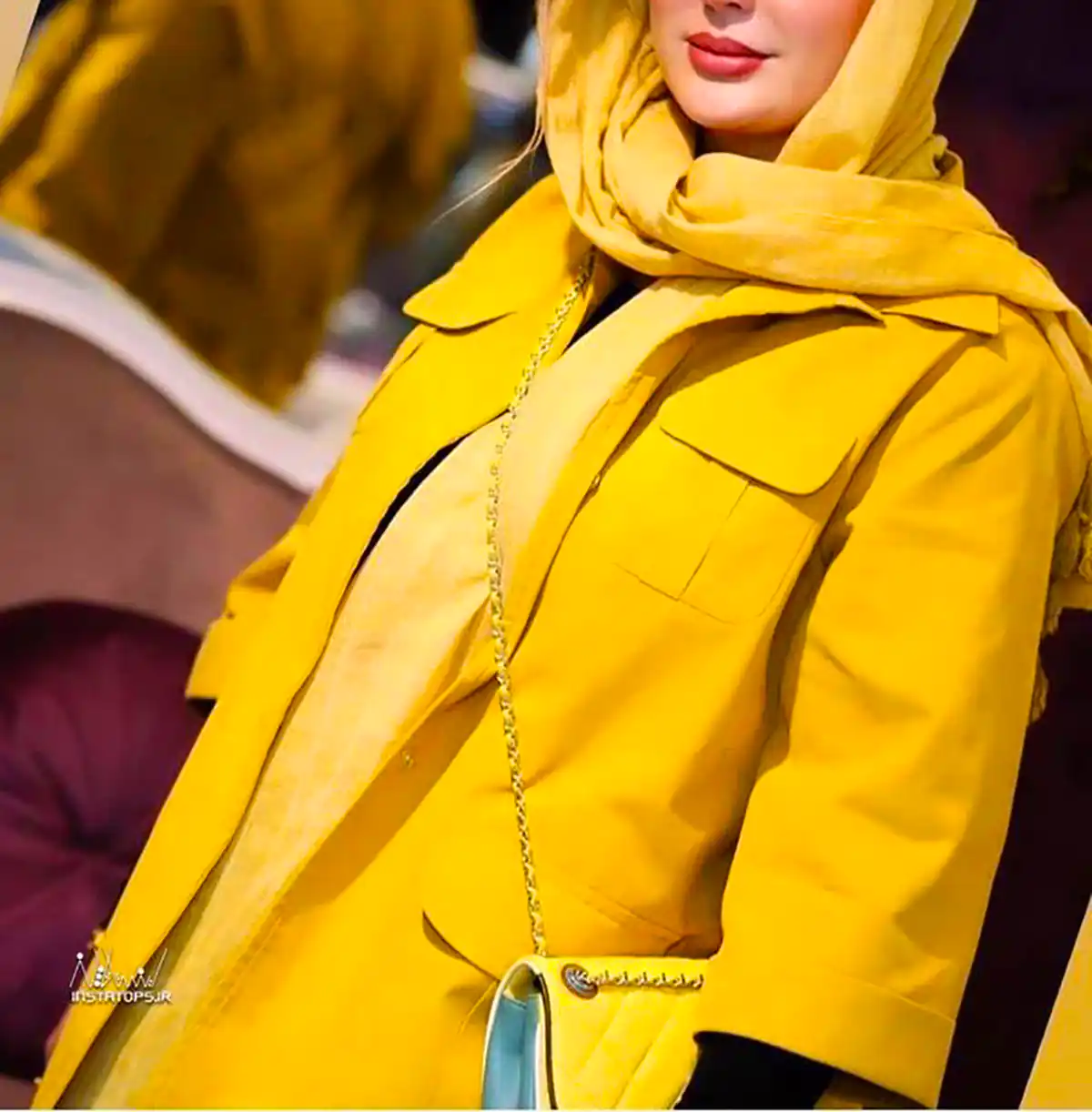 مانتو ترند 2025 زرد کره ای