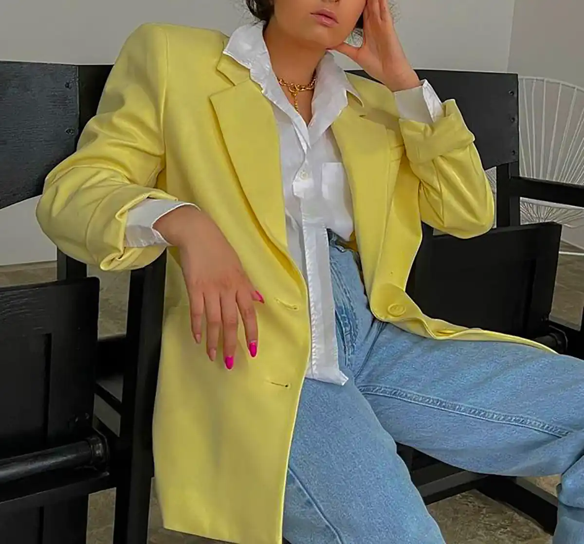 مانتو ترند 2025 زرد کره ای