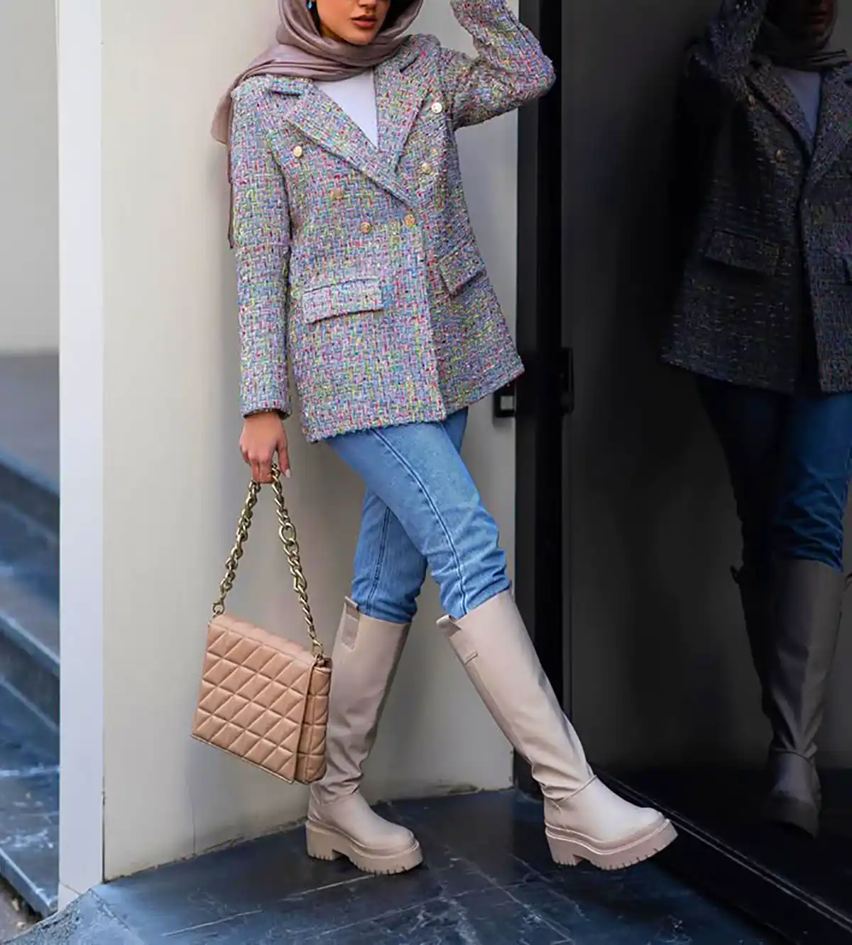 مانتو آستین بلند شیک