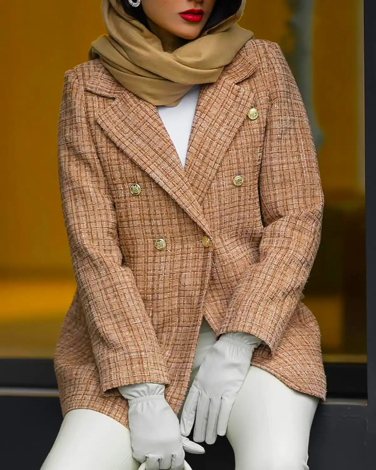 مانتو آستین بلند شیک