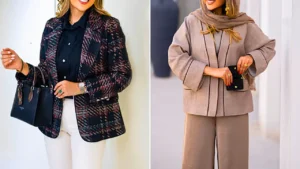 مانتو پاییزه گرم و جذاب