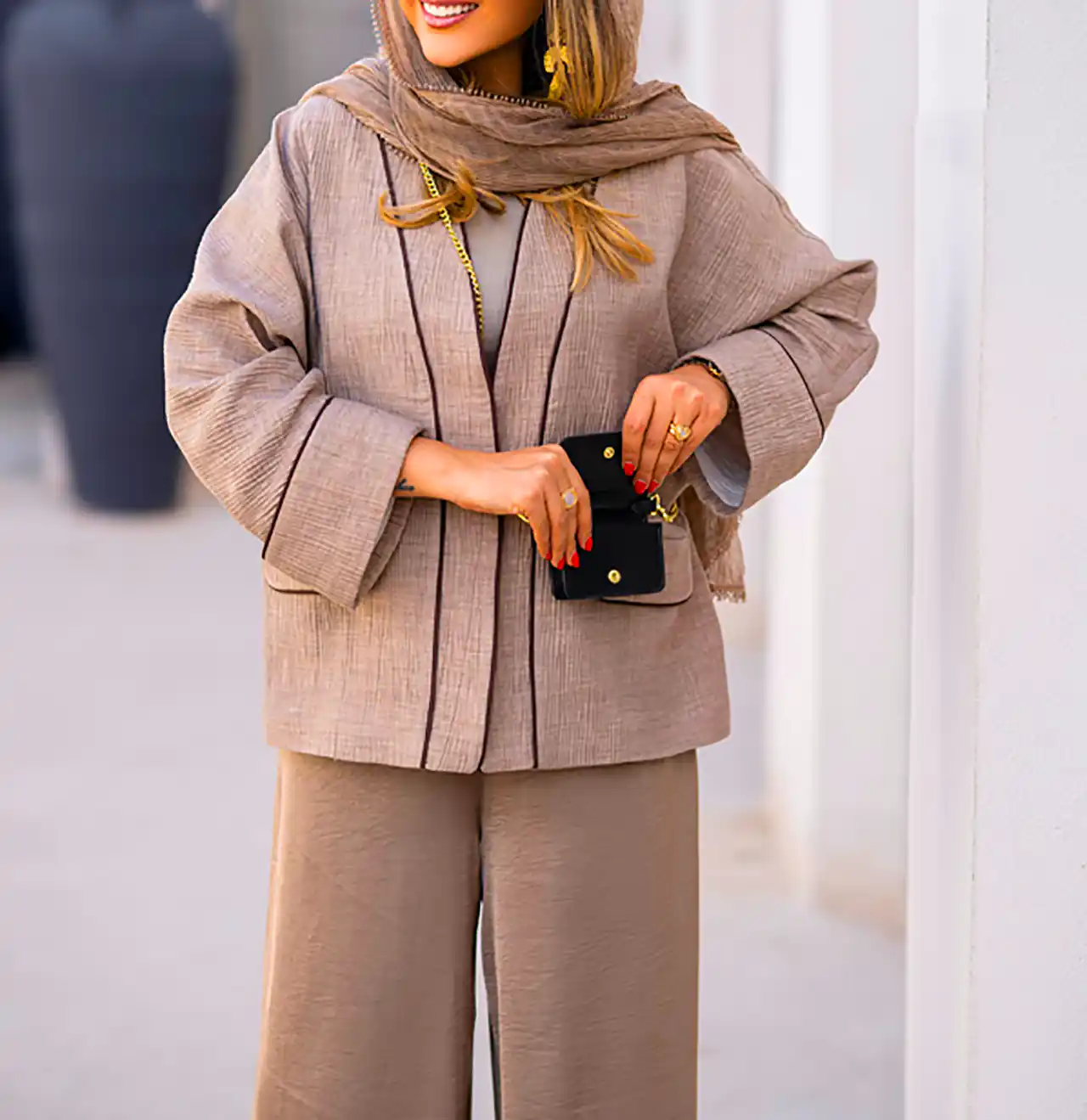 مانتو پاییزه گرم و جذاب