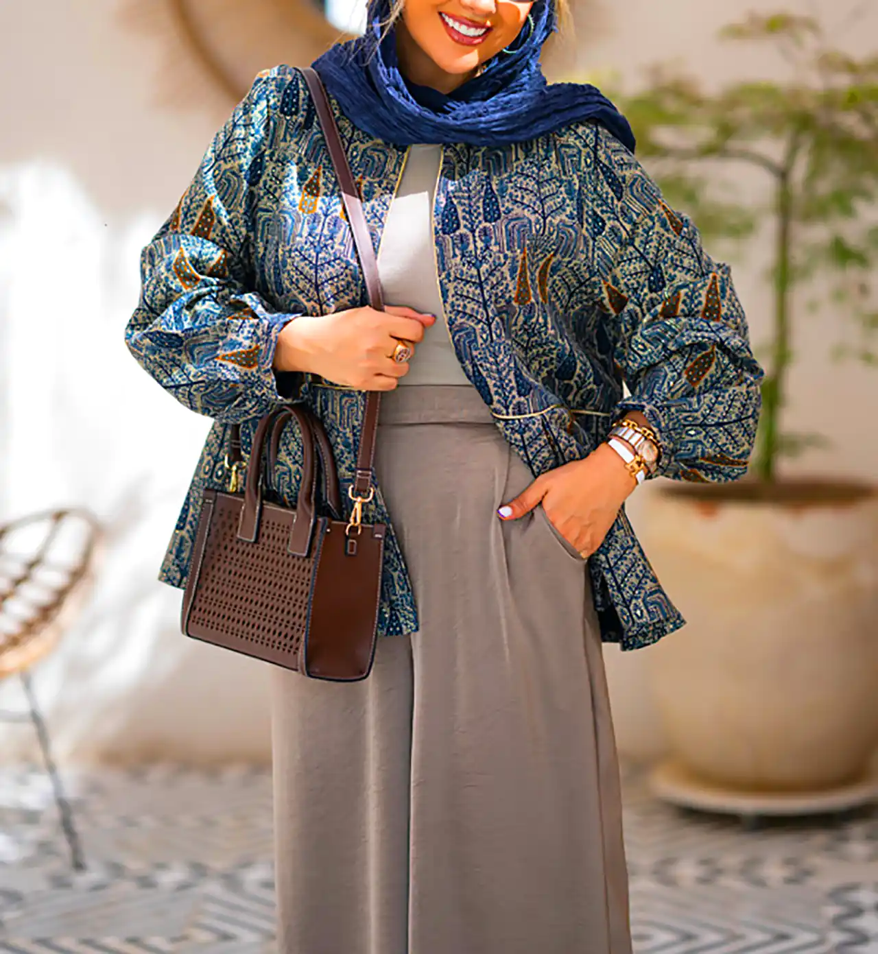 مانتو پاییزه گرم و جذاب