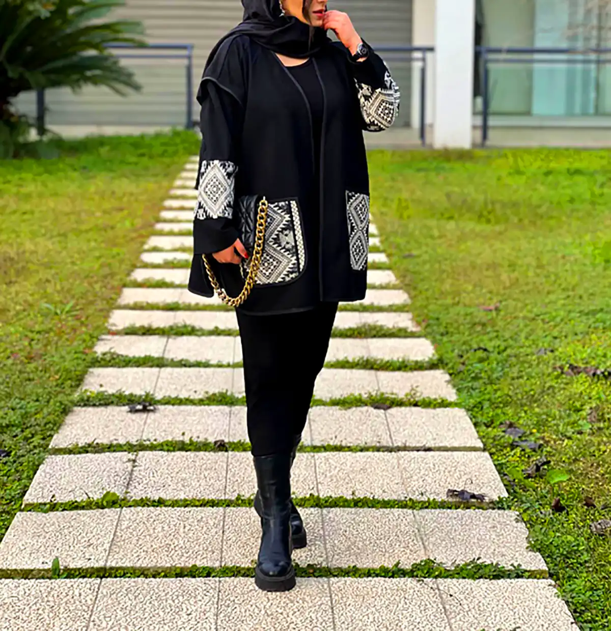 مانتوی مینیمال کتان