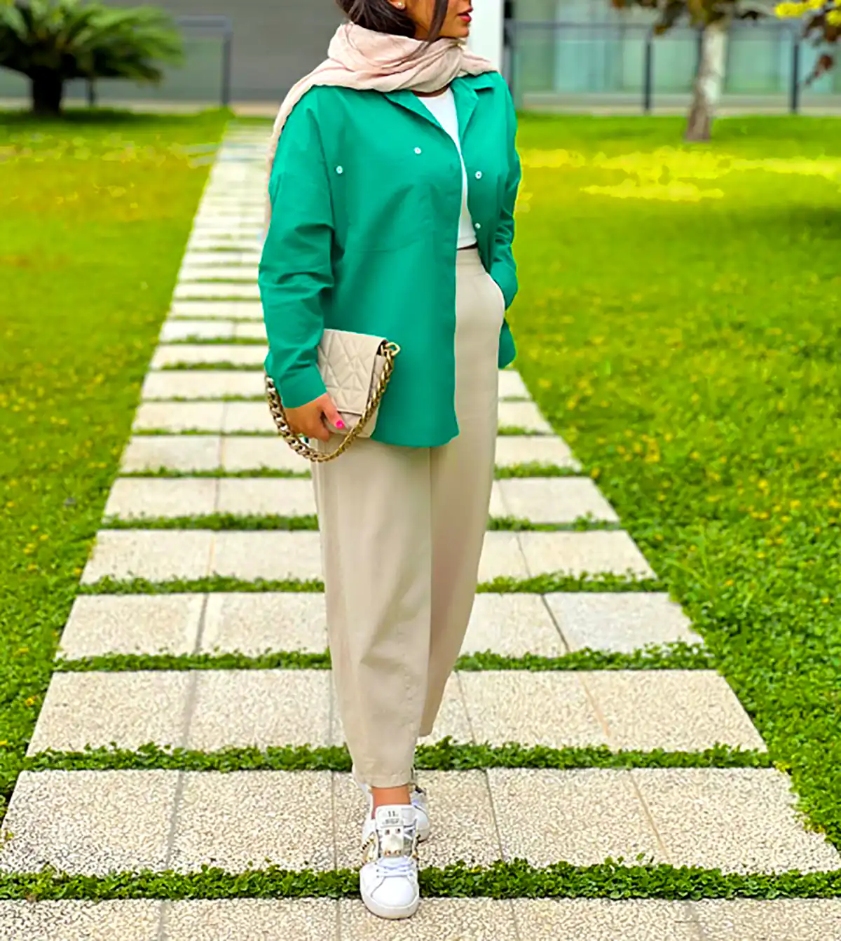 مانتوی مینیمال کتان