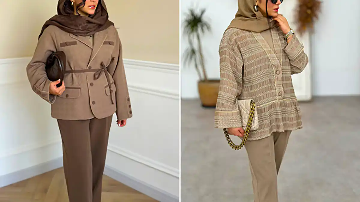 مانتوی مینیمال با رنگهای کاربردی