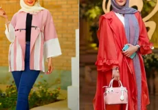 مانتو پارچه ای درجه یک با دوخت تمیز