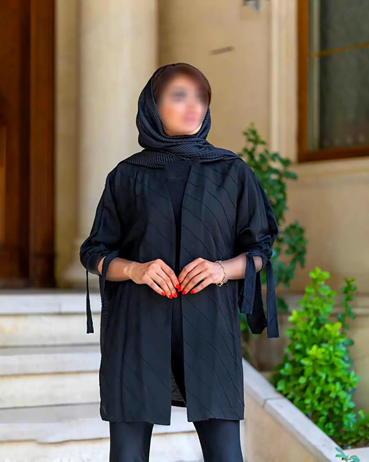 مانتو با پارچه پوپلین شیک