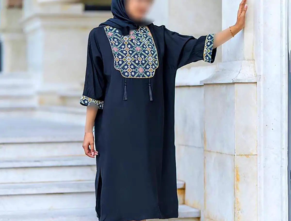 مانتو با پارچه پوپلین شیک