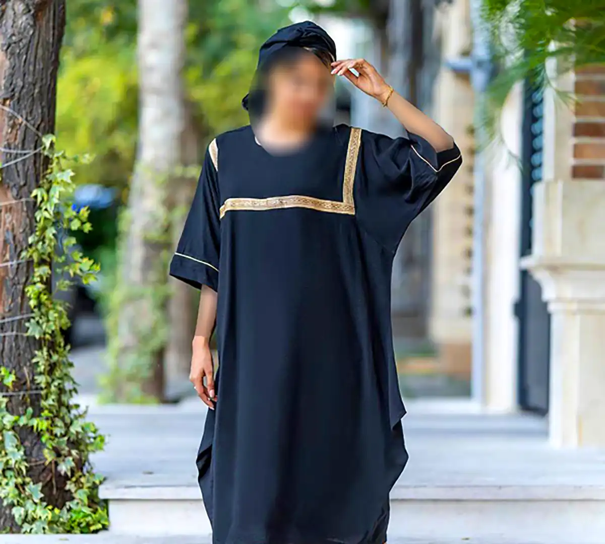 مانتو با پارچه پوپلین شیک