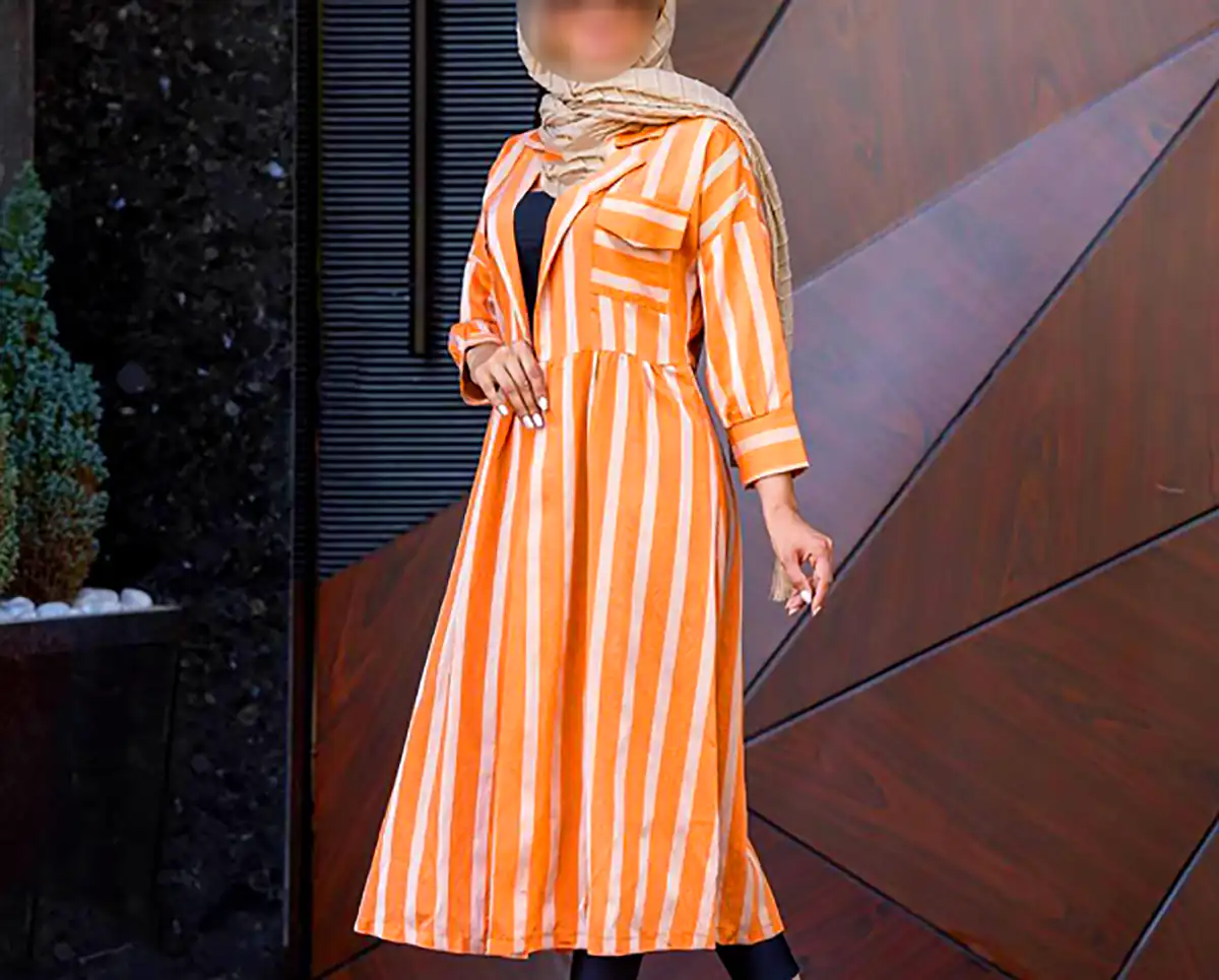 مدل مانتو نخی خوش رنگ