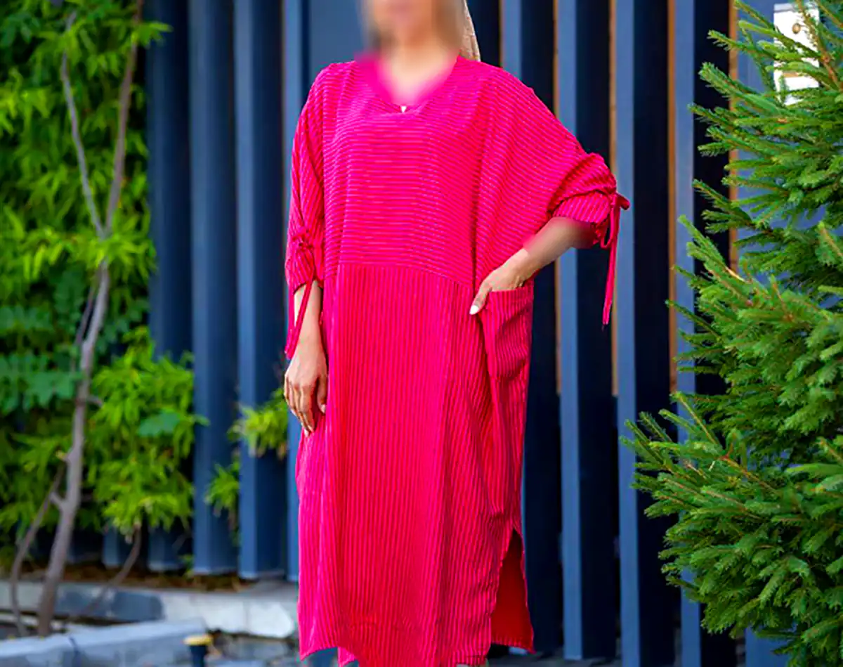 مدل مانتو نخی خوش رنگ