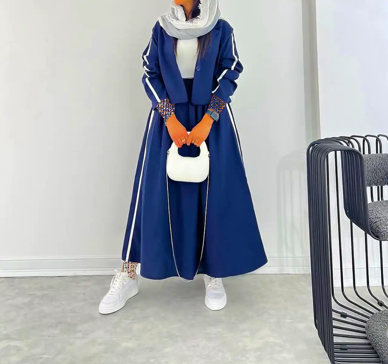 مدل مانتو با برش آزاد و راحت