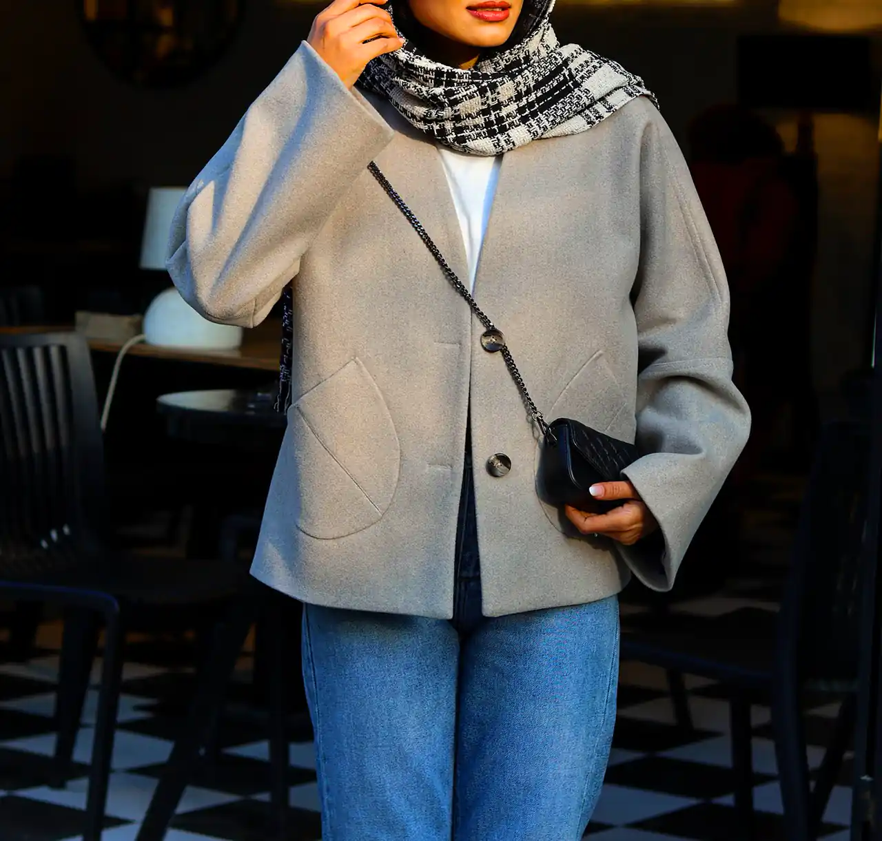 مدل مانتو با دوخت تمیز و دقیق