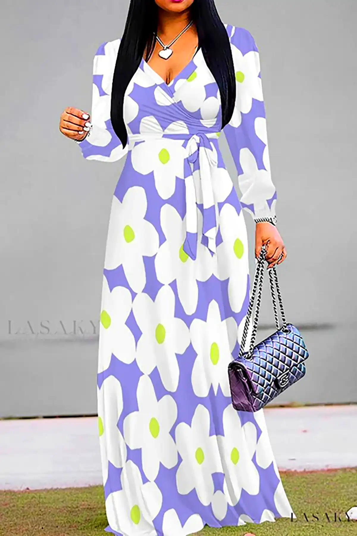 پیراهن بلند آستین دار مدرن