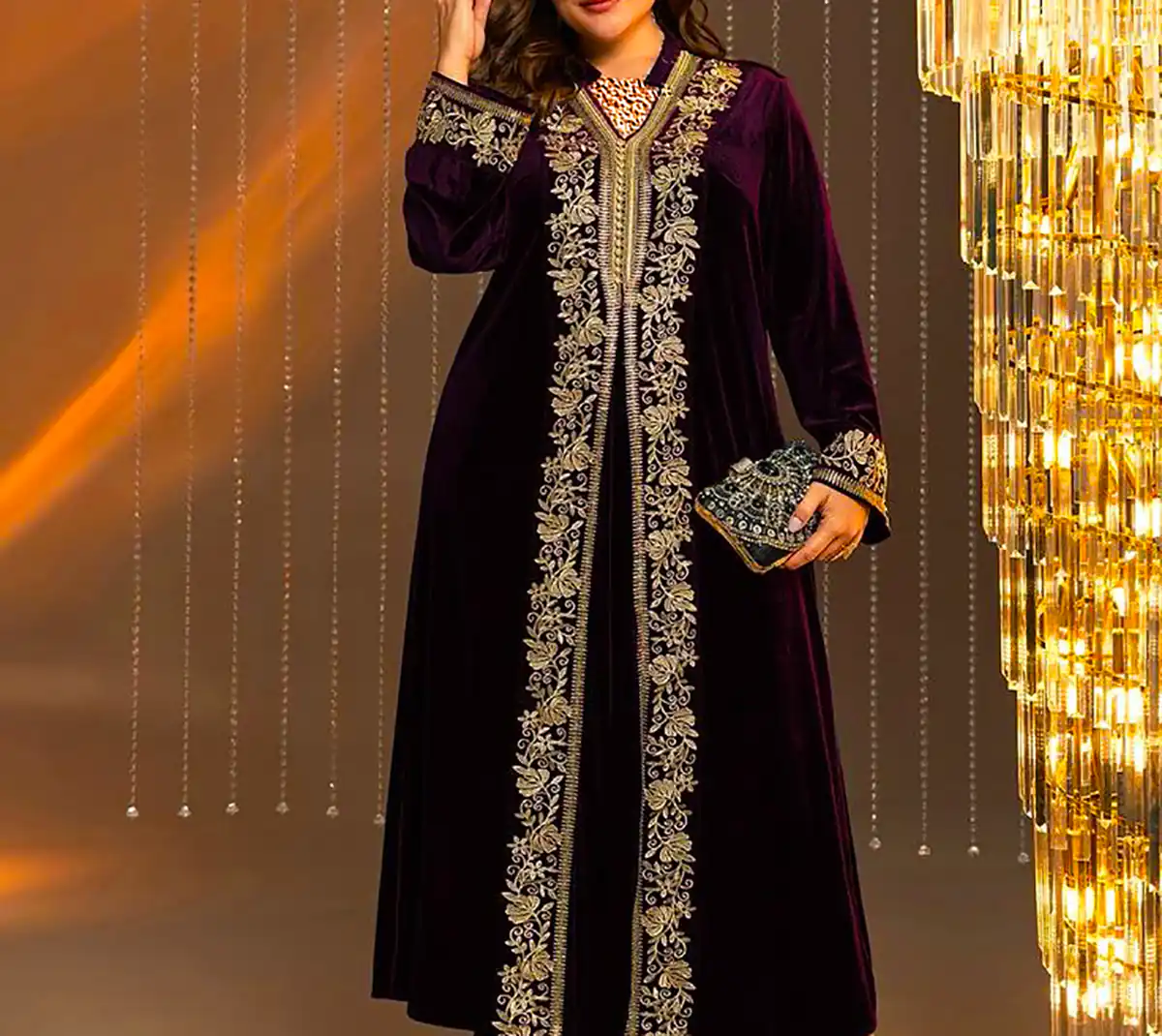 پیراهن مجلسی سلطنتی 