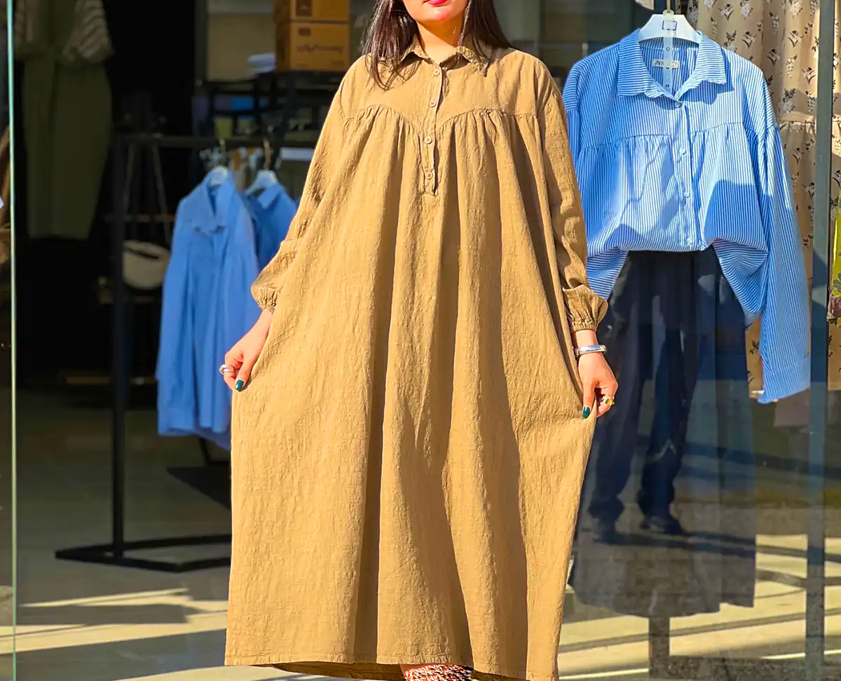 پیراهن کژوال راحت دخترانه